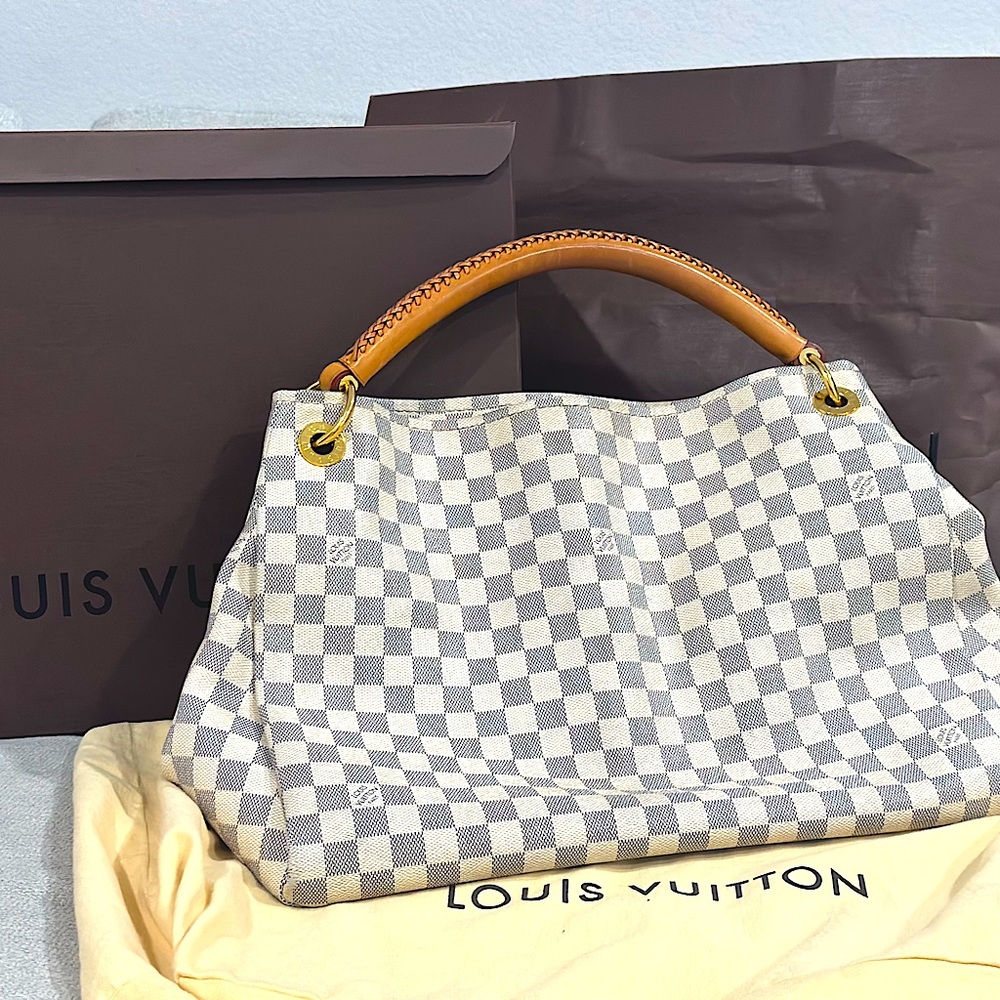 Louis Vuitton Damier Azur Artsy MM Hobo Bag - original with dust bag